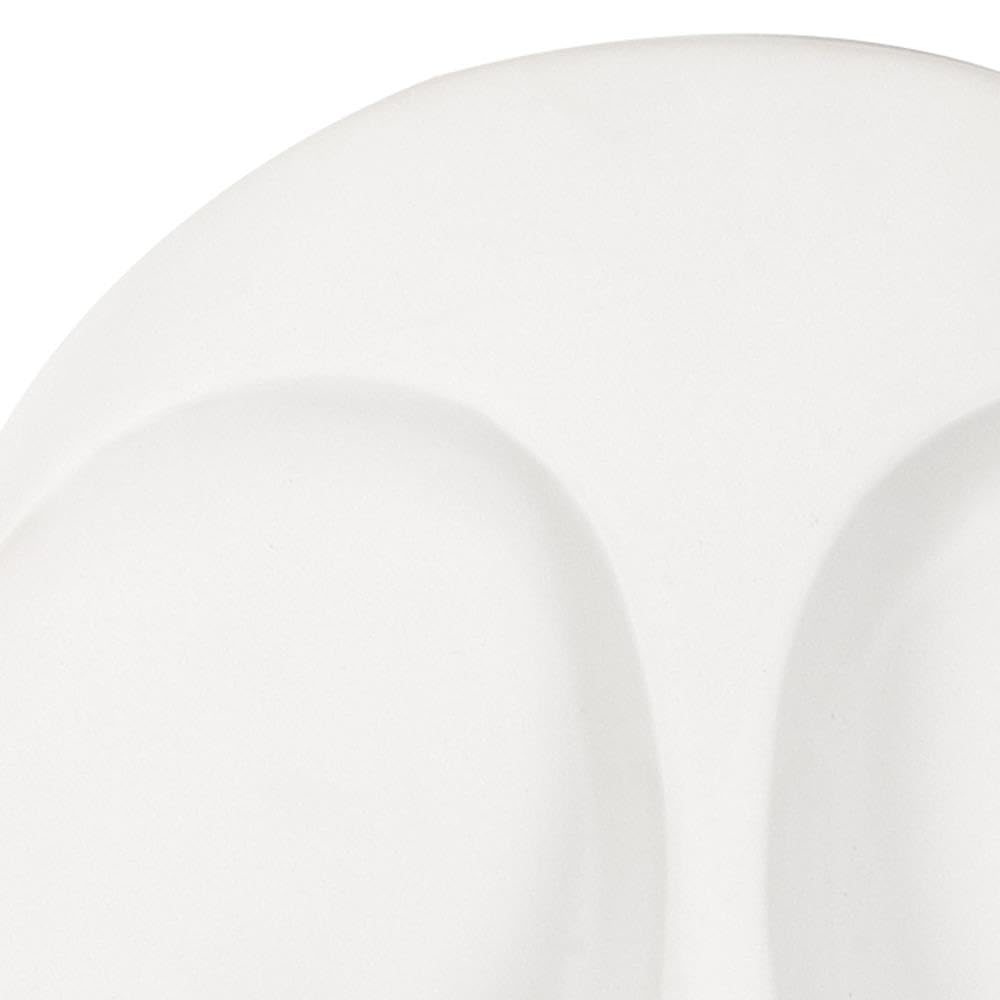 Howard Elliott Collection Ceramic Face Wall Vase, Contemporary Matte White Glaze Decorative Accent, Water-Holding Vase, Ready to Hang Wall Decor, 10H x 10W x 3D, Matte White