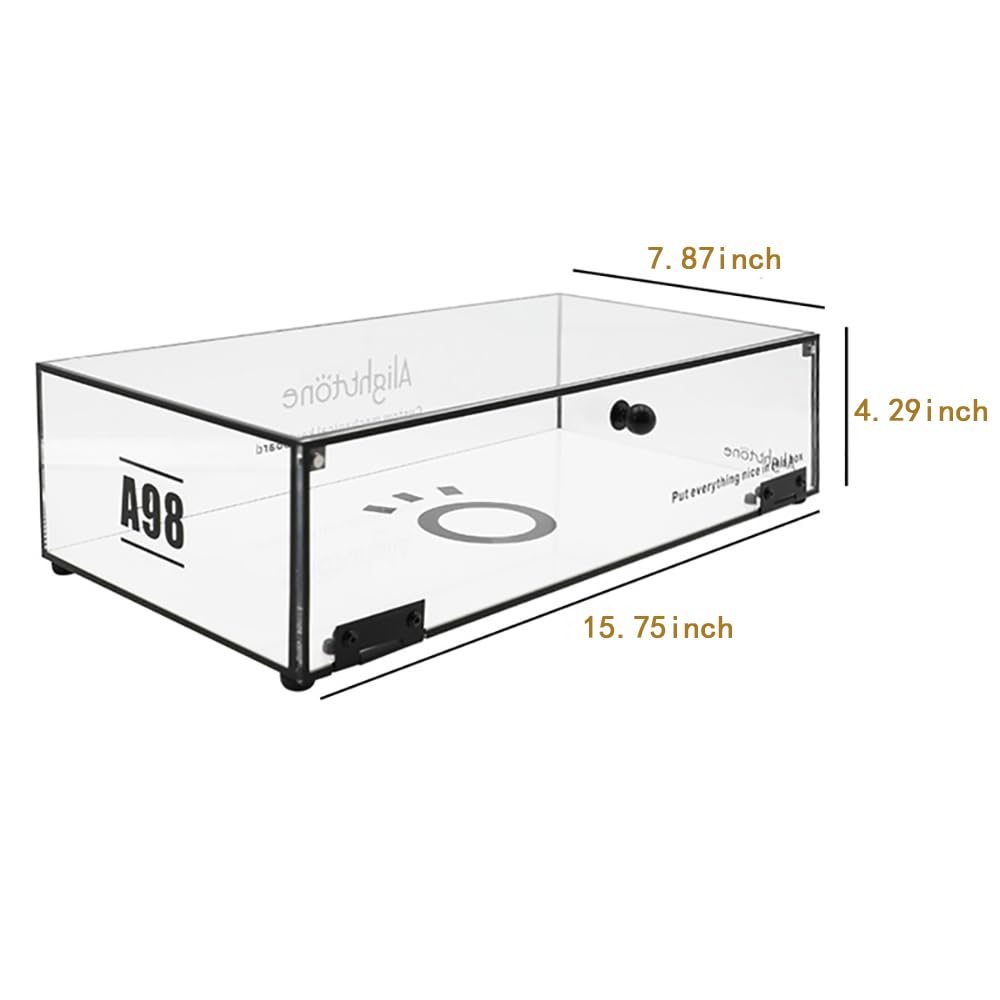 Acrylic Keyboard Storage Display Box, Clear Mechanical Display Rack, Desktop Storage Compartment Placement Rack (One Box)
