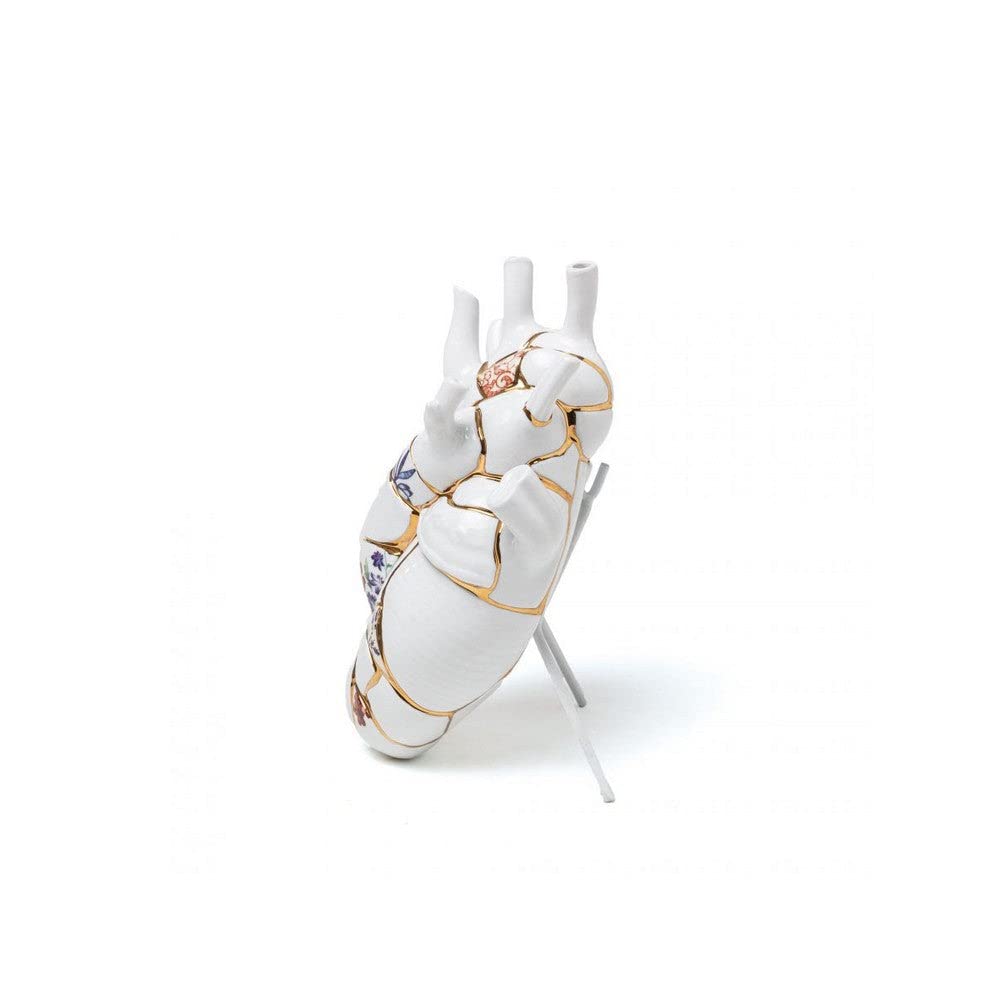Seletti Love in Bloom Kintsugi Porcelain and Gold