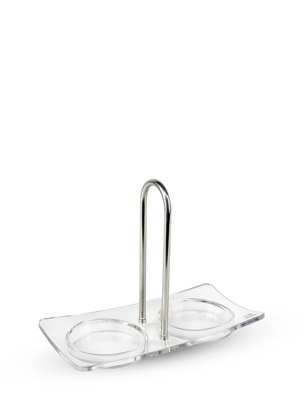 Peugeot Linea Salt and Pepper Mill Tray, Acrylic, Transparent (25854)