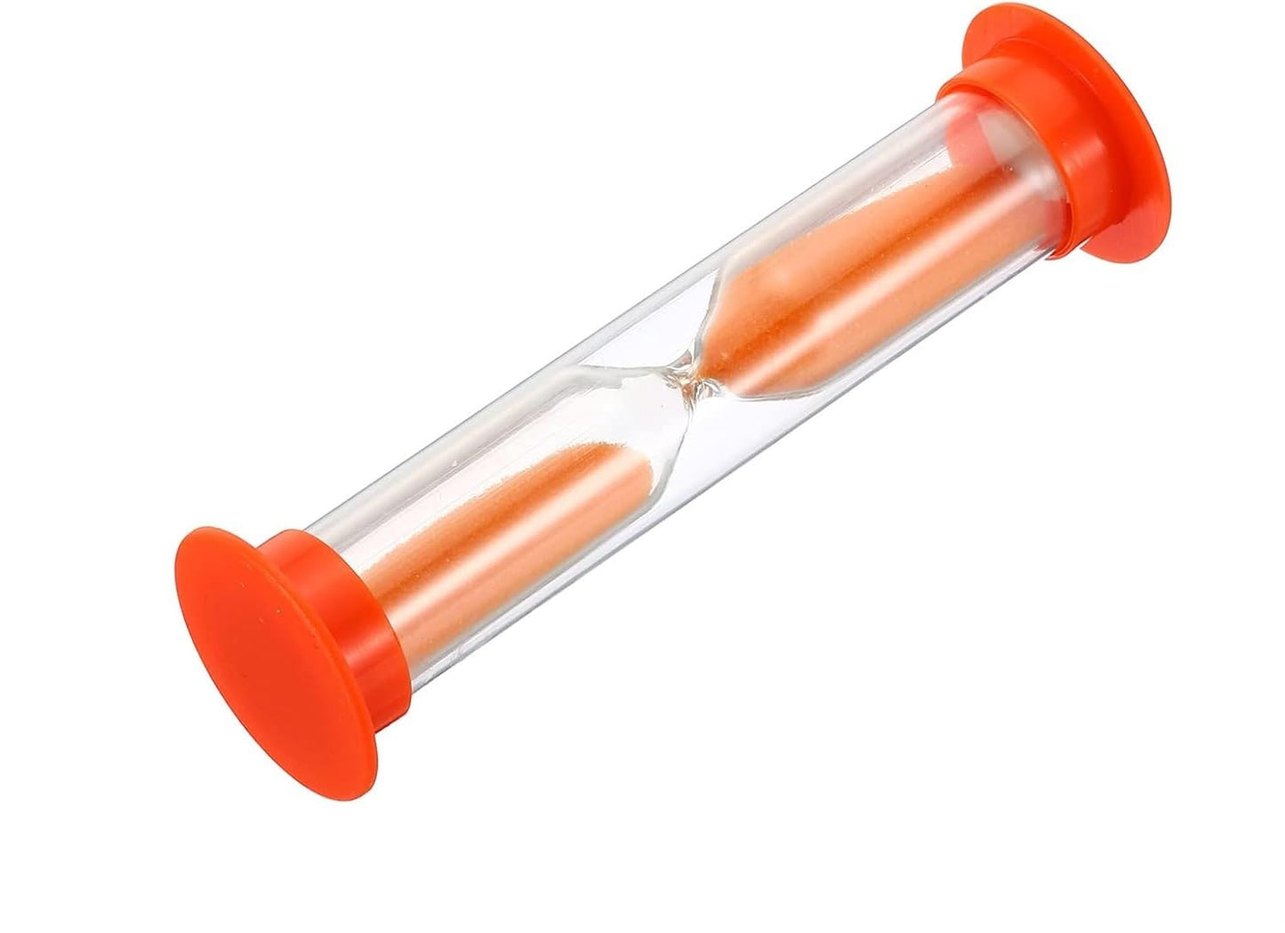 24 Pack 2 Minute Sand Timer for Kids, Hourglass Sand Clock Timer for Classroom, Games, Brushing Teeth and Exercising (Orange)