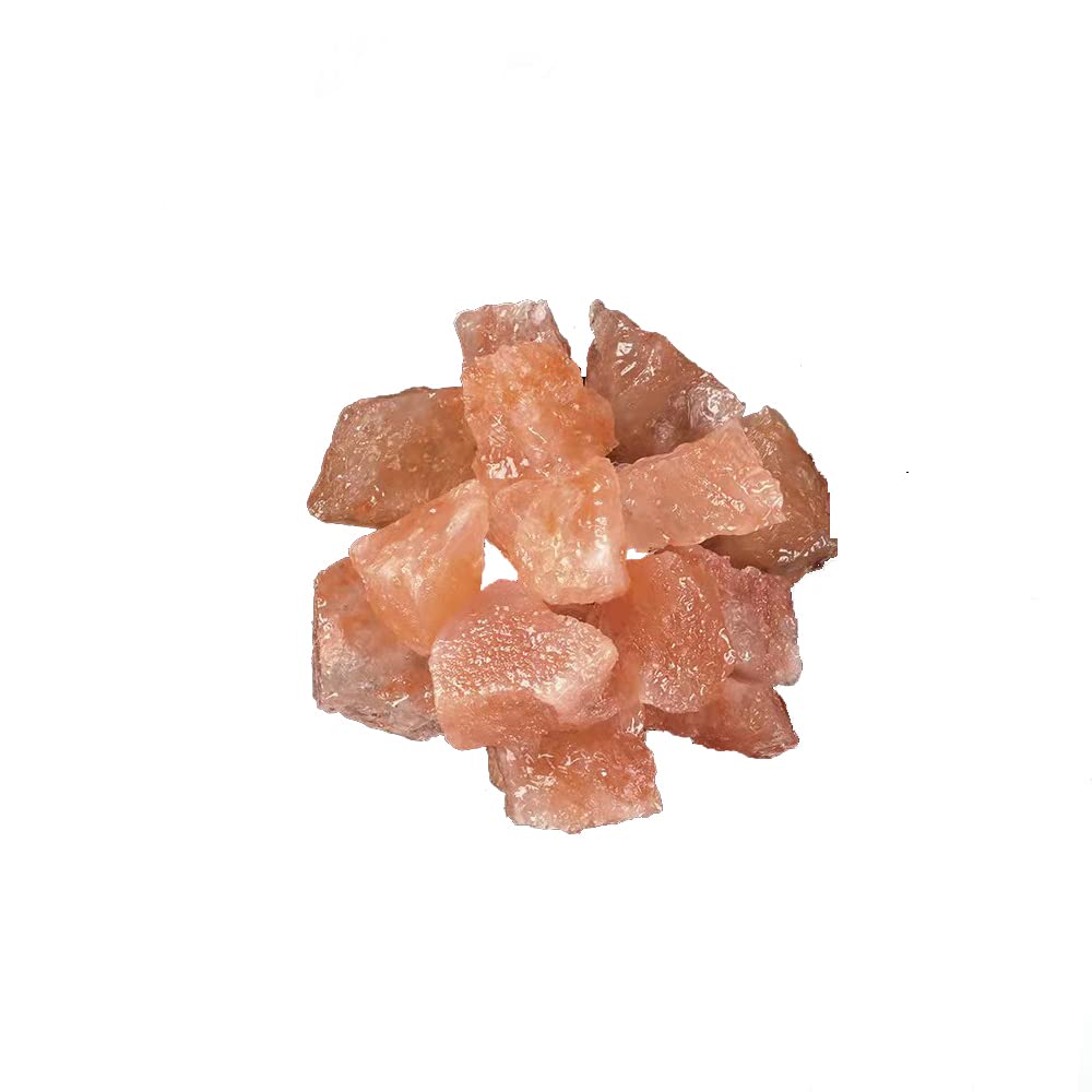 0.79 to 1.18 Inches Himalayan Pink Crystal Salt Stones, 0.22 Pounds Himalayan Pink Salt Chunks for Salt Rock Lamp,Salt Bowl,and Decorations M31