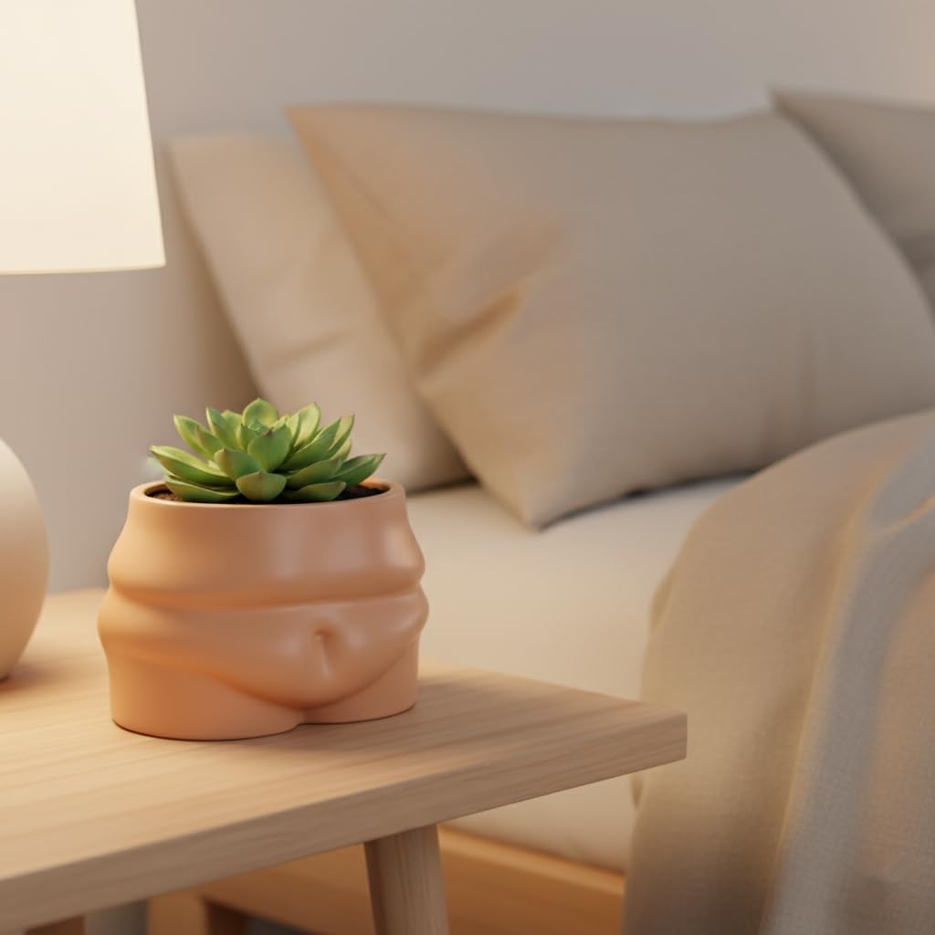 Misijuer Ceramic Plant Pot with Draniage Hole & Rubber Plugs