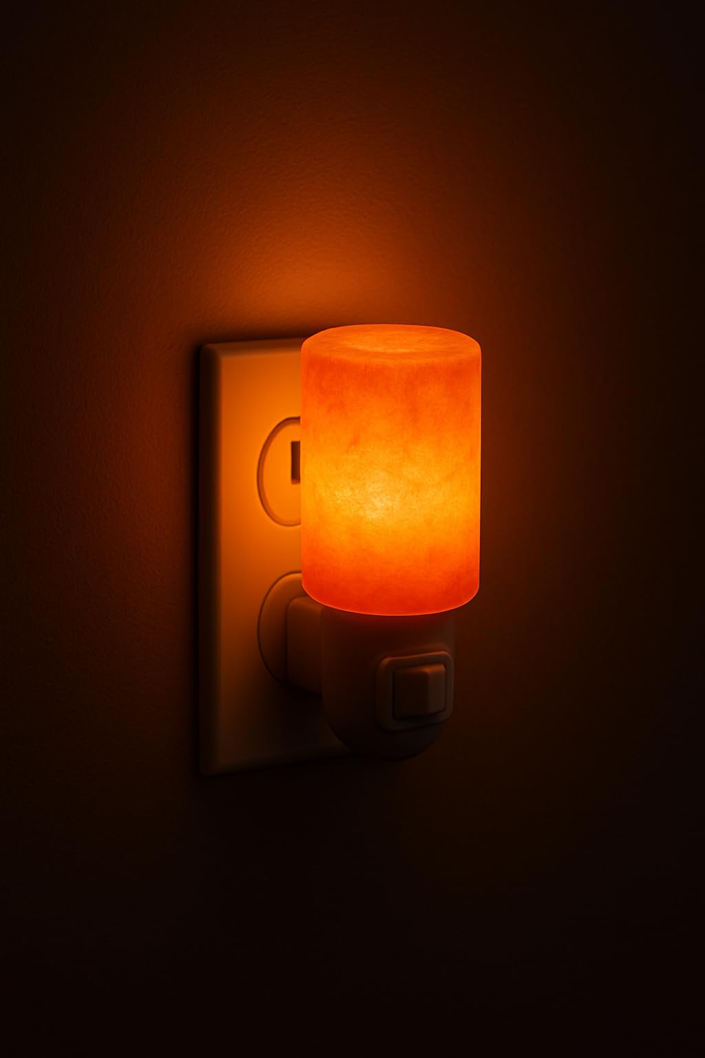 NatureBoost Himalayan Pink Salt Night Lights (Cylinder, 3)