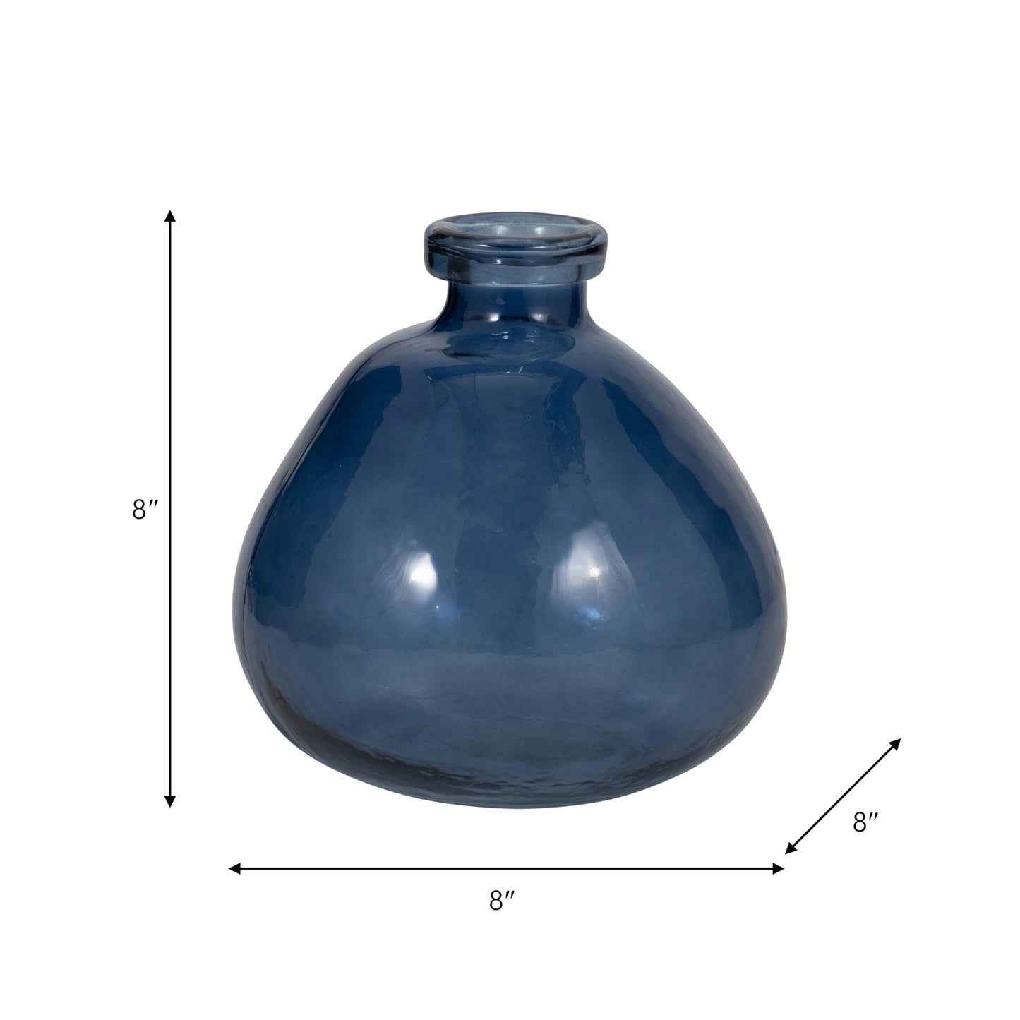 Sagebrook Home Elegant Glass Vase - Beautify Your Space