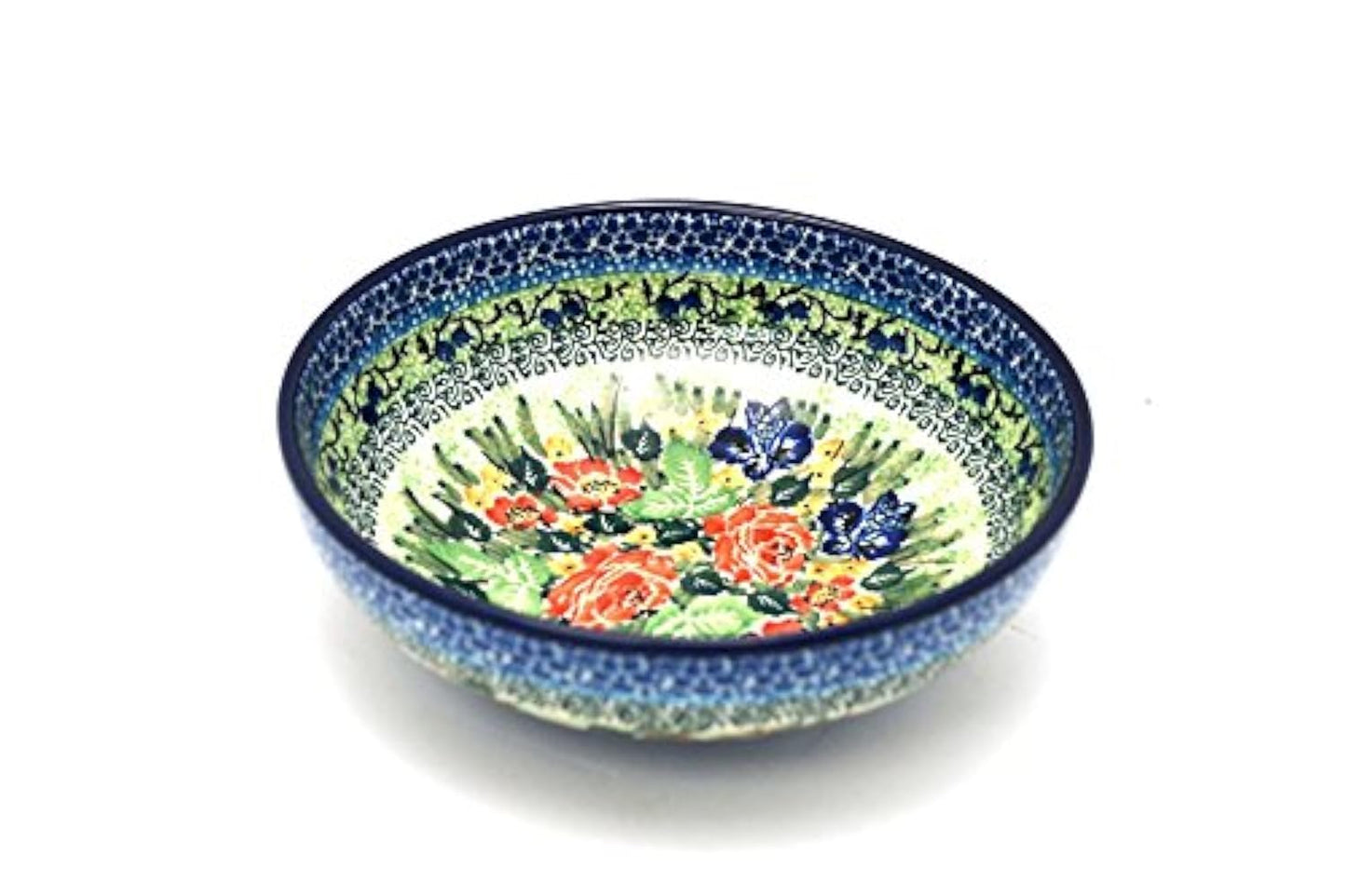 Polish Pottery Bowl - Contemporary Salad - Unikat Signature - U4400