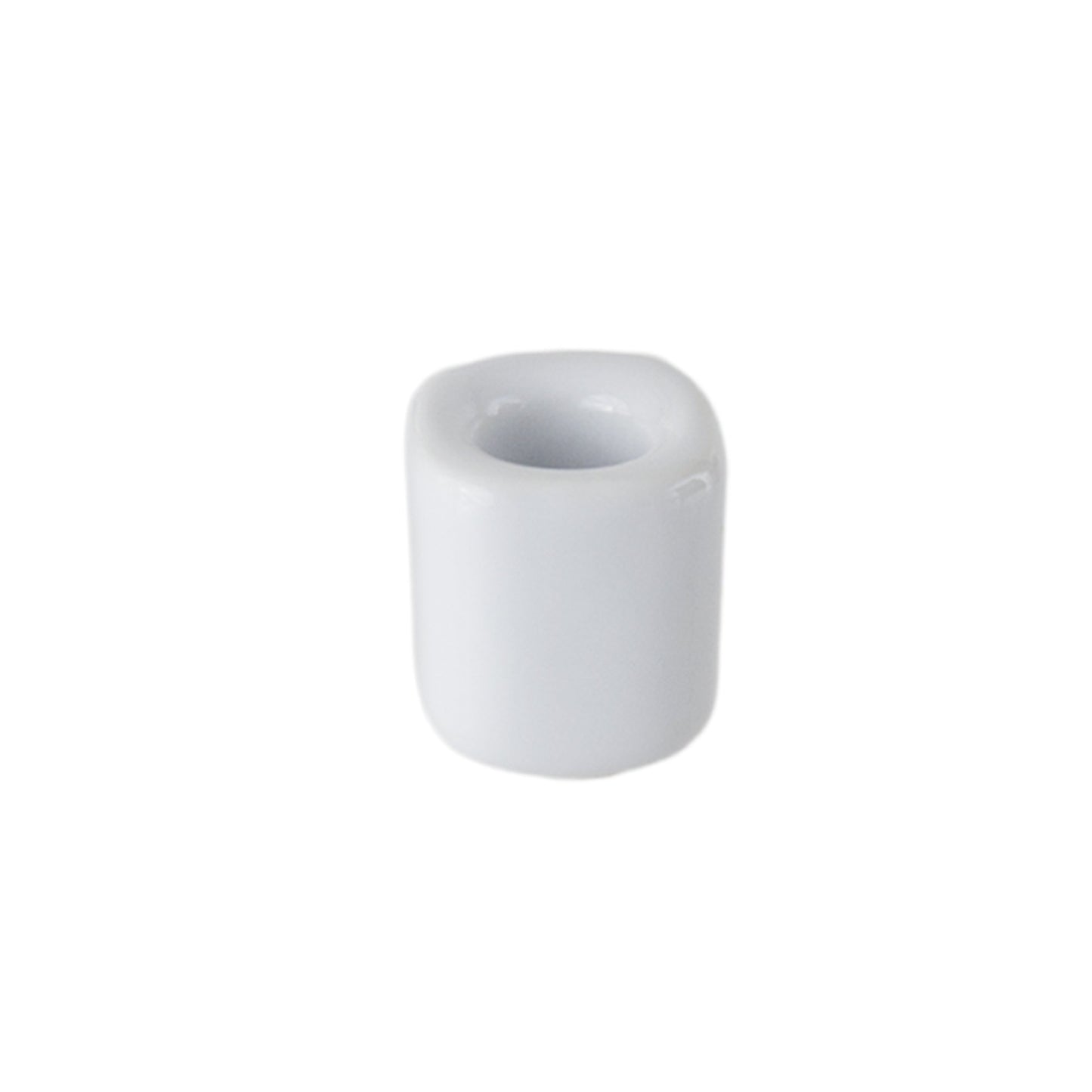Mega Candles 10 pcs White Ceramic Chime Ritual Spell Candle Holders, Great for Casting Chimes, Rituals, Spells, Vigil, Witchcraft, Wiccan Supplies & More