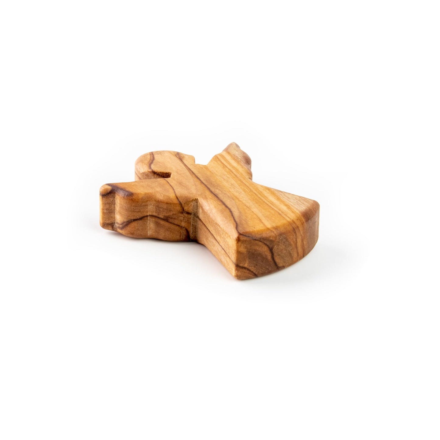 Olive Wood Pocket Angel From The Holy Land - Comforting Angel Figurine With Psalm 91 Prayer Card - Handheld Wooden Angel Pocket Token For Cancer Comfort Gifts & Gifts For Hospice Patients