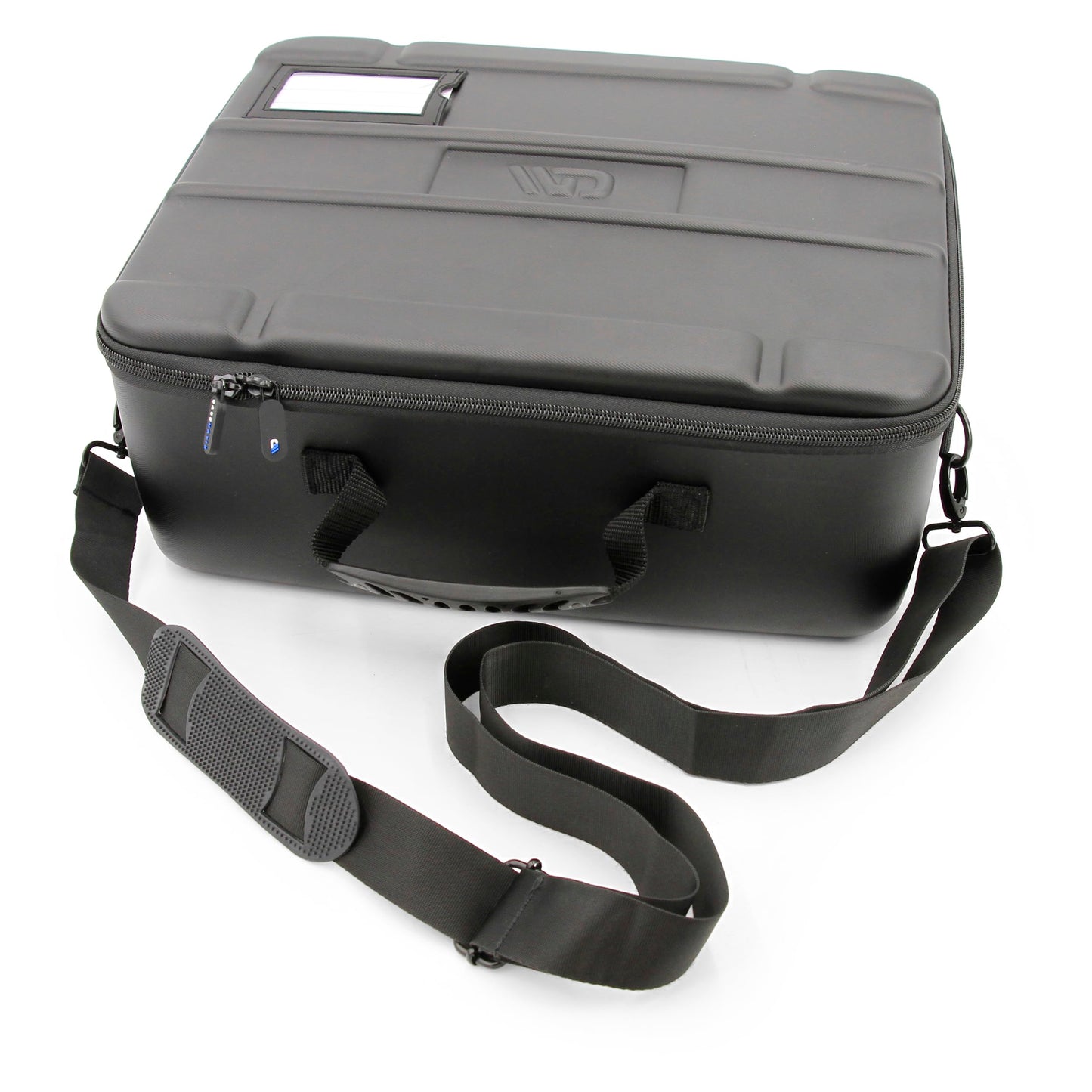CASEMATIX Rock Collection Travel Case - 144 Slot Rock Collection Box with Four Protective Foam Trays, Crystal Storage and Travel Case with Shoulder Strap and ID Card Holder!
