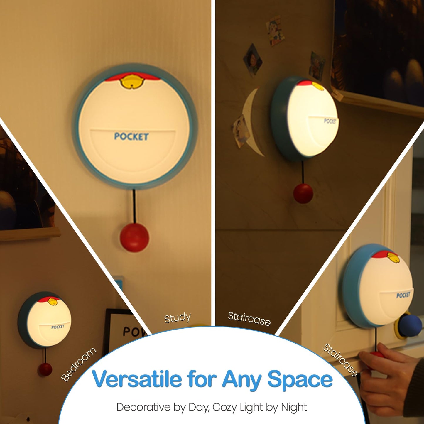 joyful xinghai Night Light for Kids, 3-Level Dimmable Silicone Lamp, Rechargeable Touch LED Light for Toddlers, Baby, Breastfeeding, Bedside and Nursery Decor, Gifts for Kids Girls
