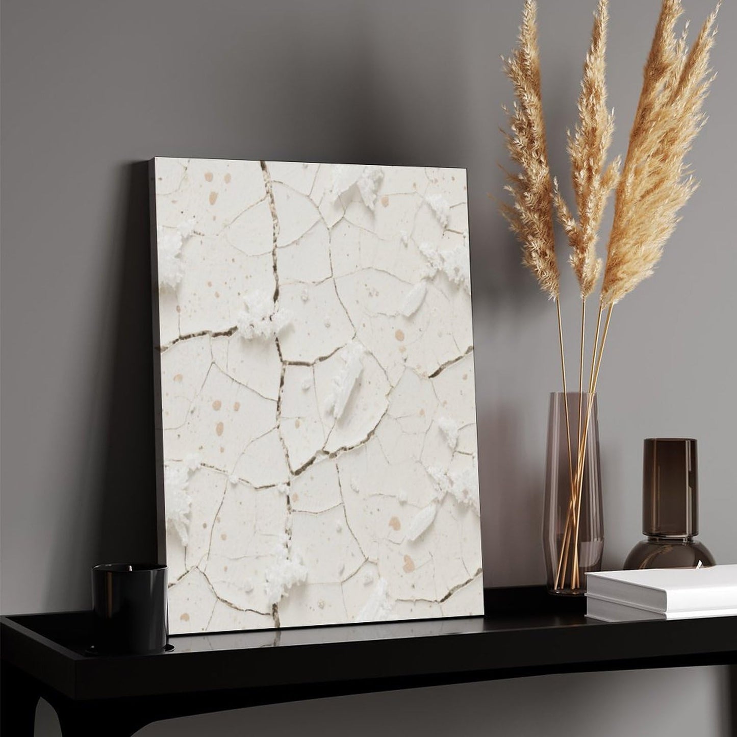 FekiLoot Gypsum Salt Crystals Canvas Wall Art Modern, Cute But Exquisite Wall Decor, Canvas Prints Ready to Hang for Living Room Bedroom Office Home Decorations11x14inch(28x36cm)