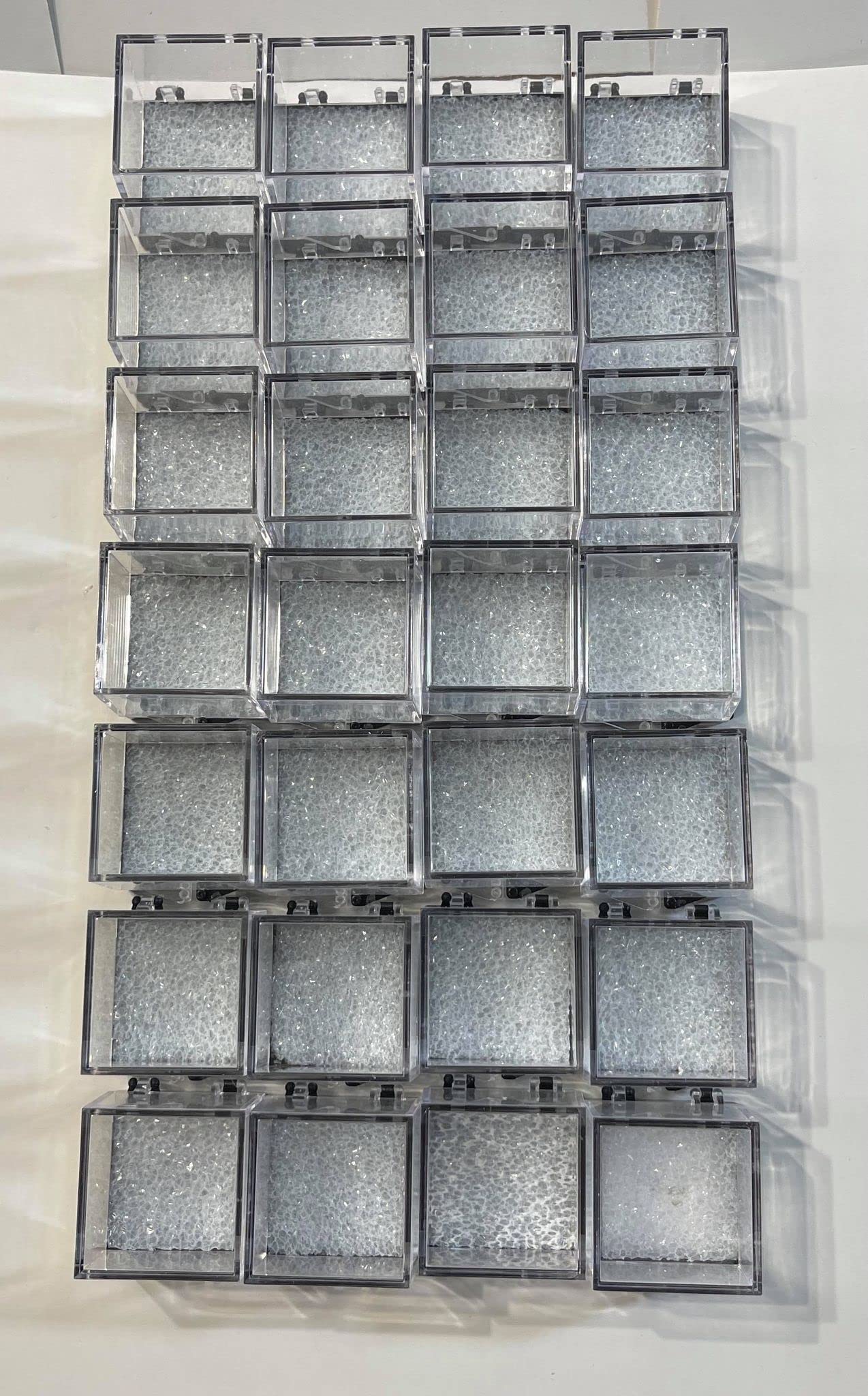 Display Perky Hinged Box for Thumbnail Perky Specimen 1 1/4 inch Cube(28)