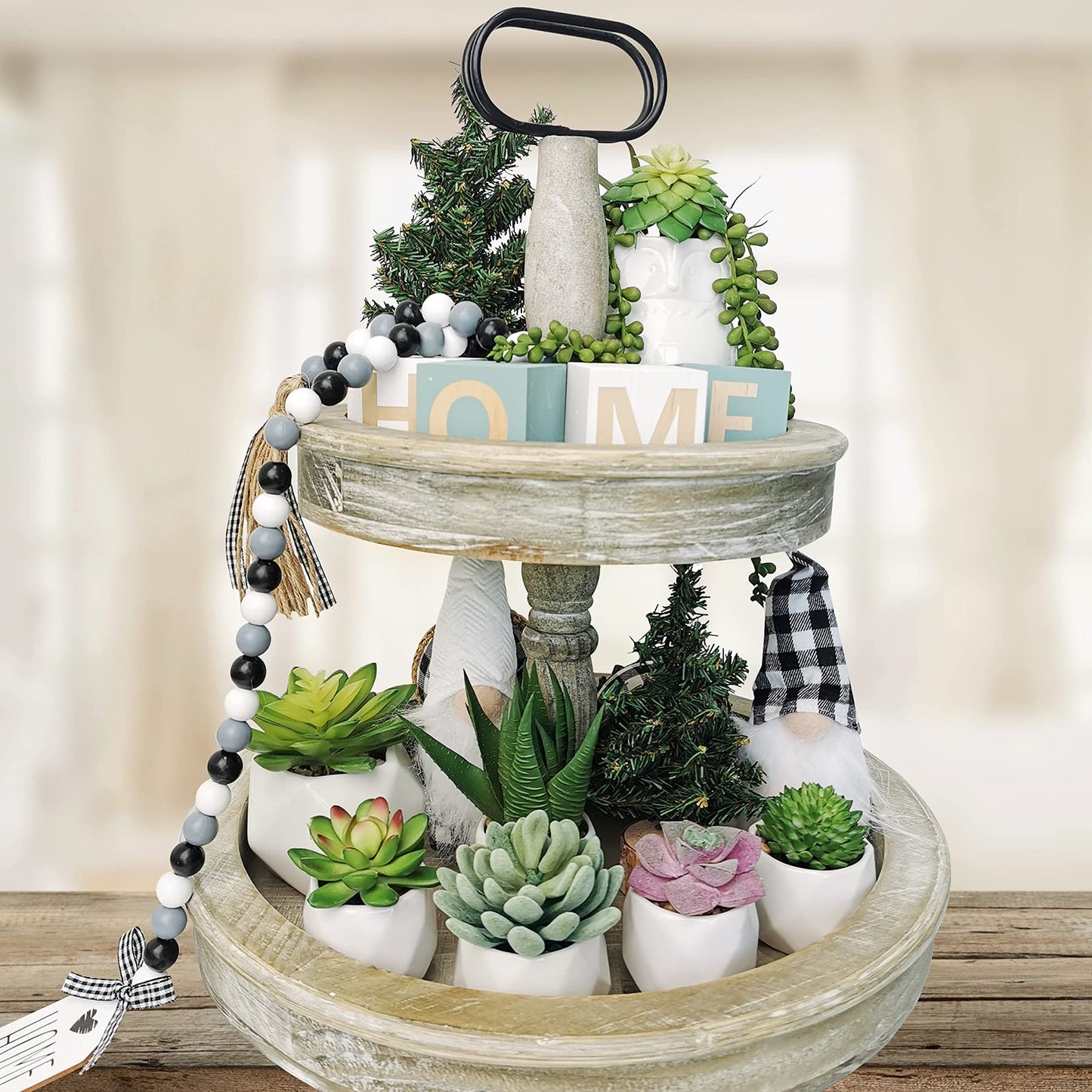 Winlyn 22 Pcs Bulk Artificial Succulents Plants Unpotted Small Aloe Hanging String of Pearls Cactus Green Fake Succulents for Succulent Garden Arrangement Centerpiece Wall Indoor Outdoor Home Decor