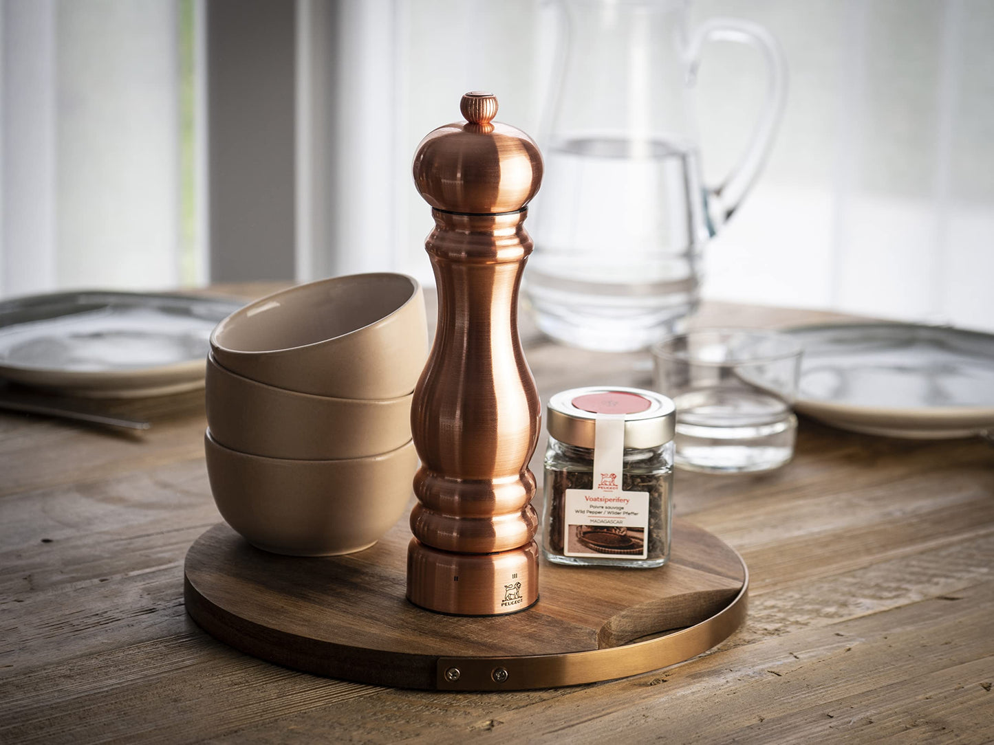 Peugeot Paris Chef Copper- Plated u'Select Salt Mill 22 cm - 9in