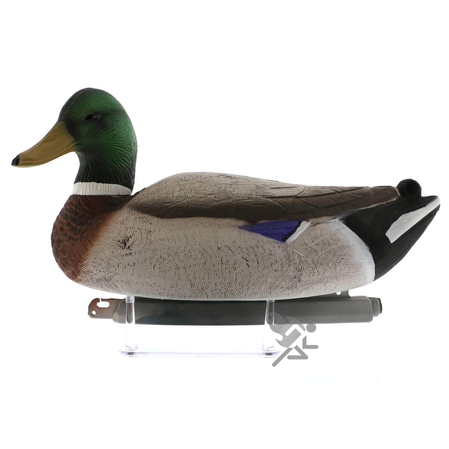 OnFireGuy 6.25" Four-Peg Display Stand Holder with Anti-Scratch Guards for Hunting Decoys, Minerals, & Fossils, Qty: 1