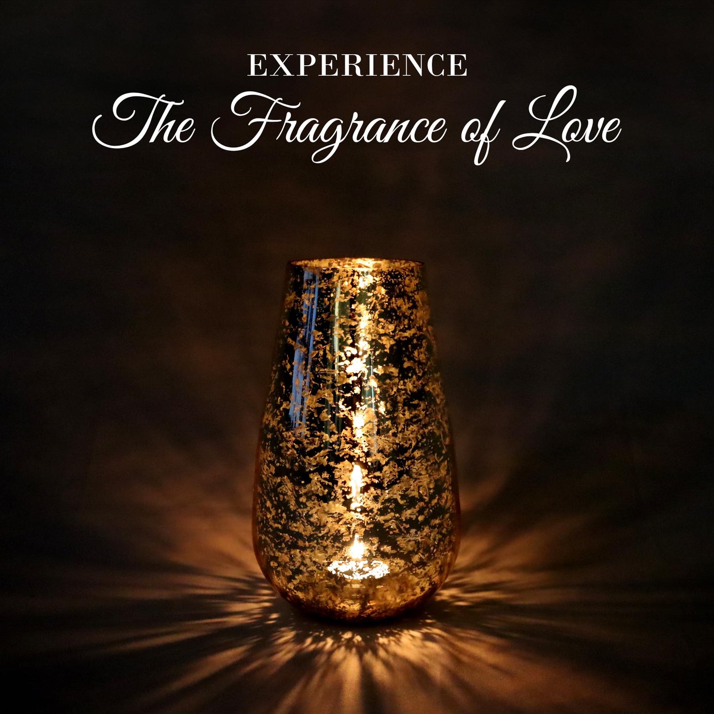 Hosley 8” Modern Mercury Gold Glass Vase, for Floral Arrangements, Weddings, Aromatherapy, Floating Candles, Pillar Candles, Spa, Home Decor, Gifts