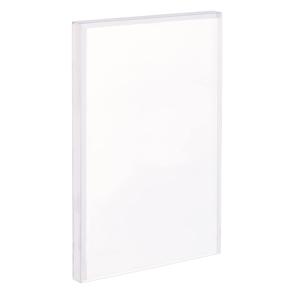 FINGERINSPIRE Acrylic Beveled Display Base 6"x 4"x 0.5"(LxWxH) Clear Acrylic Display Block Rectangular Jewelry Display Stand Acrylic Solid Display Holder for Home Decor Showing Photography Props