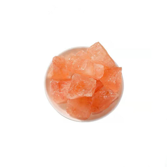 0.79 to 1.18 Inches Himalayan Pink Crystal Salt Stones, 0.22 Pounds Himalayan Pink Salt Chunks for Salt Rock Lamp,Salt Bowl,and Decorations M31