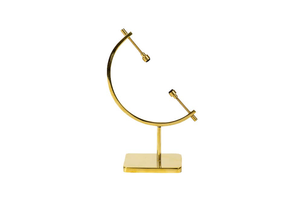 Easels by Amron Mineral, Ornament, Gem, Shell, Coin, Display Stand - Caliper Type Stand (Brass) AU6