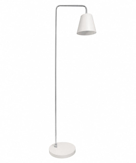 HarvestLand Steady Brushed Nickel Floor Lamp – Standing Lamp & Reading Lamp for Living Room, Floor Lamp for Bedroom, Tall Lamp for Living Room Corner, Modern Room Decor Lighting