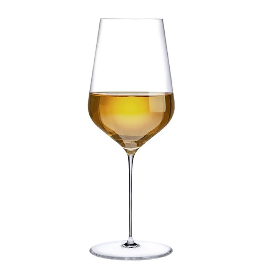 Nude Stem Zero Trio White Wine Glass 14.25 oz, Crystal Clear Wine Glass, | Lead - Free |, Stem Unique Modern Wine Glasses, Perfect for Cocktail