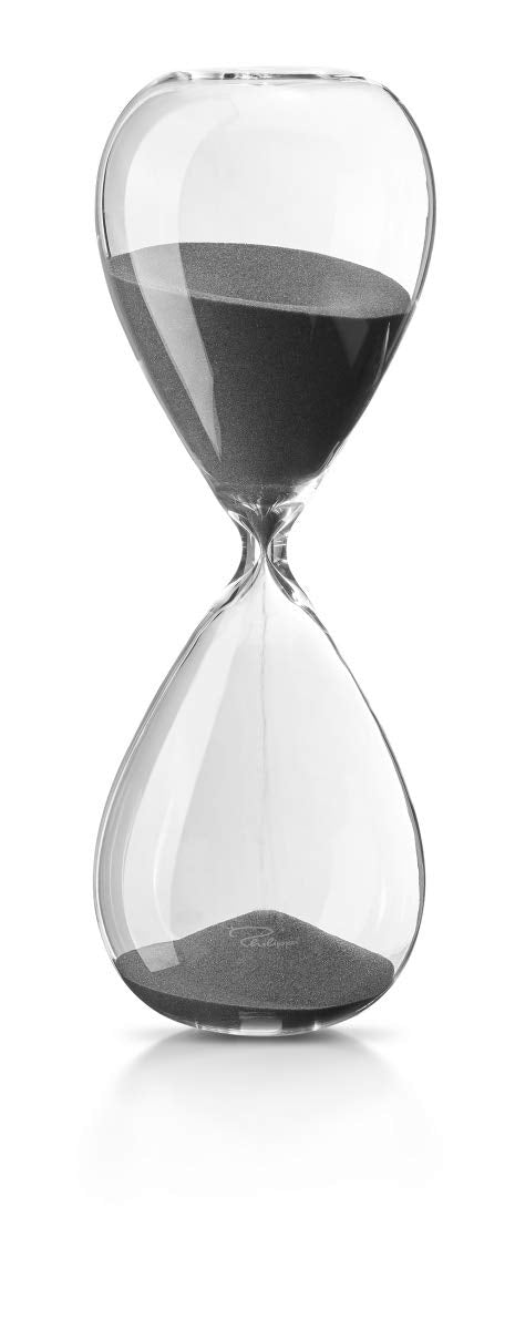 PHILIPPI 1-Hour Black Sand Timer