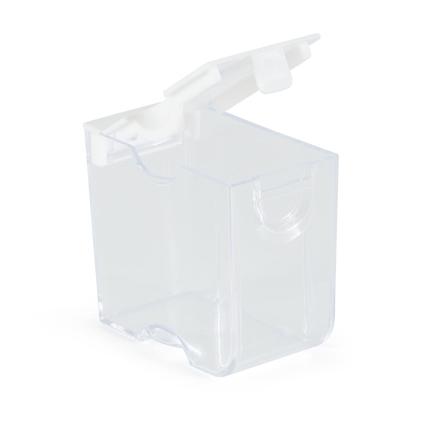 Elizabeth Ward Bead Storage Solutions Clear Plastic Storage Containers (5pc) – Medium – Organize Beads, Jewelry Making and Craft Supplies, Earrings and More – Securely Snaps Shut, 1-3/4” x 2” x 1-1/8”