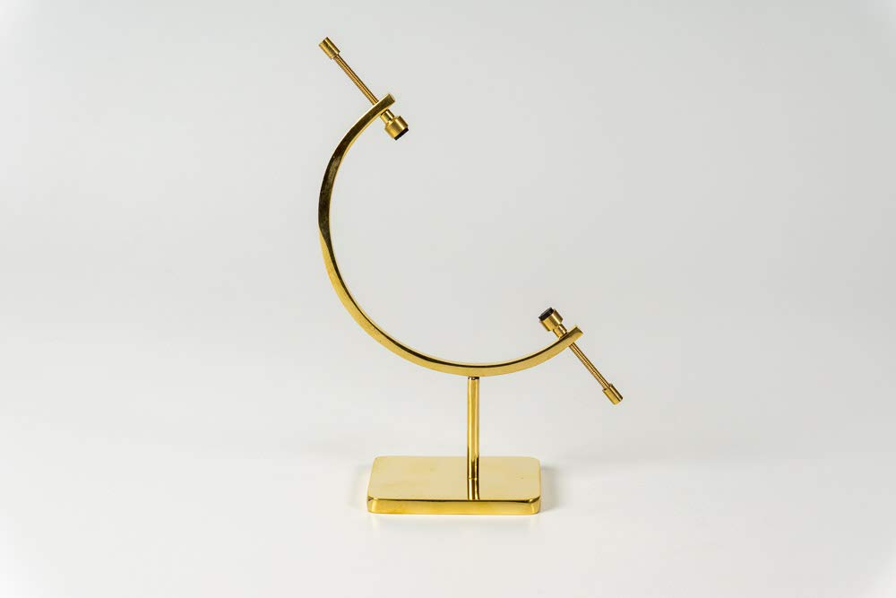 Easels by Amron Mineral, Ornament, Gem, Shell, Coin, Display Stand - Caliper Type Stand (Brass) AU6