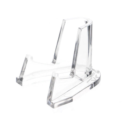 OnFireGuy Pocket Watch Lighter & Knife Display Stand Deluxe Easels 1/2” Shelf, Clear 25 Pack