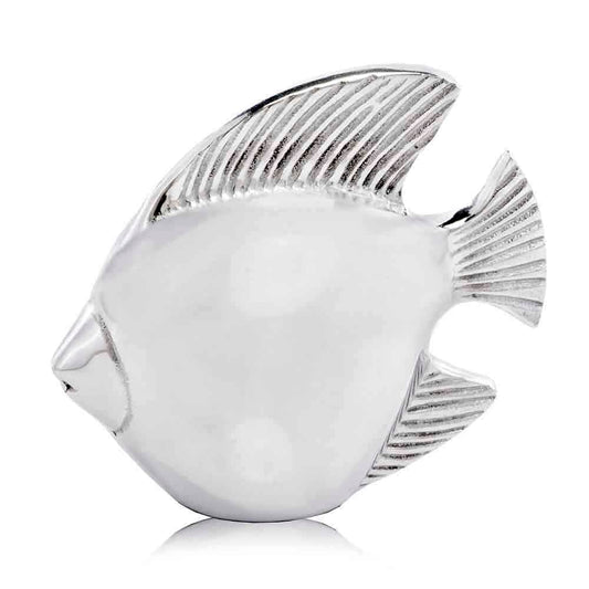 Pez Fish Sculpture, Sculpture, Fish, Underwater, Sea, Sea Life, Tabletop, Home or Office Decor, Water, Ocean, Decor, Aluminum Accessories