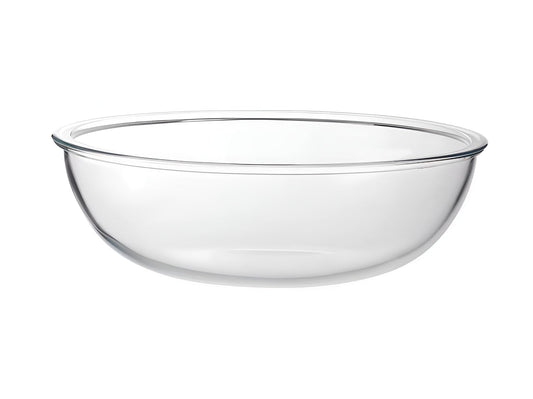 Jsshliom 12.3in Wide 6Qt Extra Large Glass Bowl,Glass Salad Bowl Mixing Bowl for Sourdough Bread Dough Making Marinating Meat,Serving Fruit Bowl on Kitchen Countertop for Party,Pasta Dish, Clear