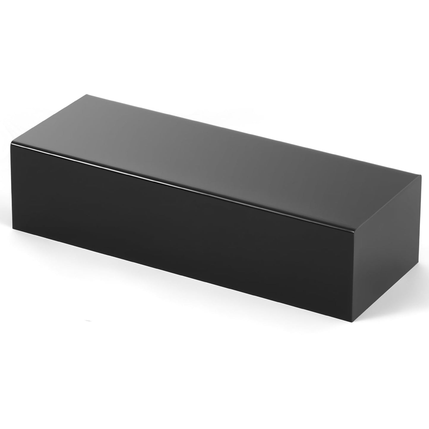Chunful Black Acrylic Display Box Riser Trophy Base Acrylic Pedestal Stand Block Versatile Trophy Diorama Base and Storage for Photography Props Home Office Decor Showing(16" L X 6" W X 4" H)