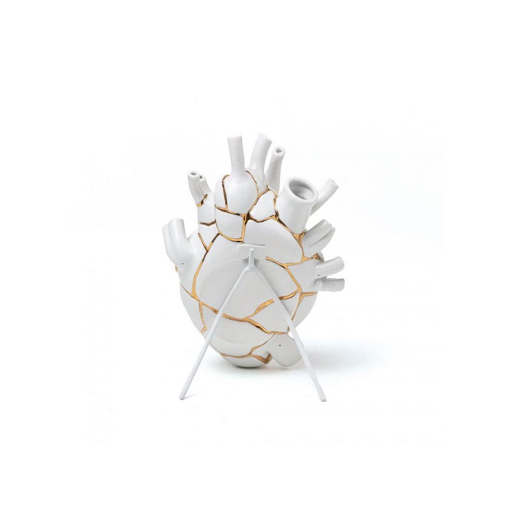 Seletti Love in Bloom Kintsugi Porcelain and Gold