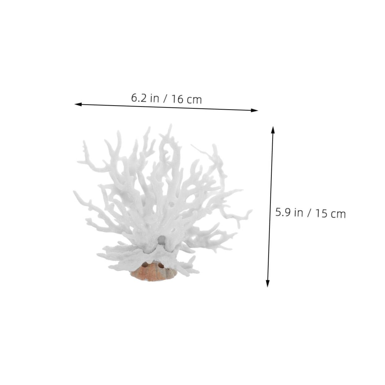Levemolo 2pcs Decorative Coral Branches Artificial Underwater Plant Sculpture for Fish Tank Landscape Easy to Clean Fish Friendly Flexible Use for Saltwater Aquariums