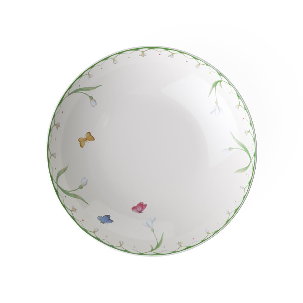 Villeroy & Boch Colourful Spring Shallow Bowl, Premium Porcelain, Made in Germany, 20.75 oz
