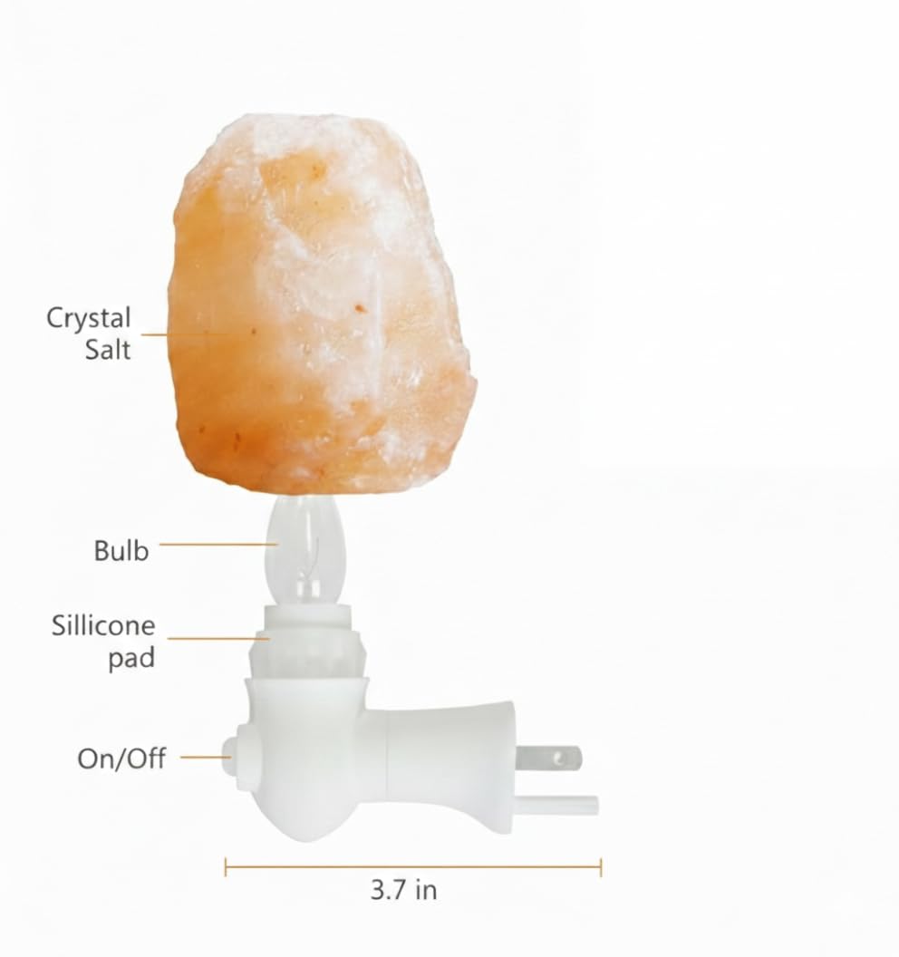 Himalayan Pink Salt Night Lights (Natural, 2)
