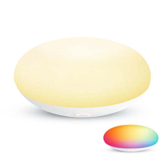 Harmobub Portable Night Light for Nursery - Baby Night Lamp for Breastfeeding, Soft Silicone Touch Lamp, Egg Light for Kids, with 11 Colors Changing & Eye Caring, Stepless Dimming