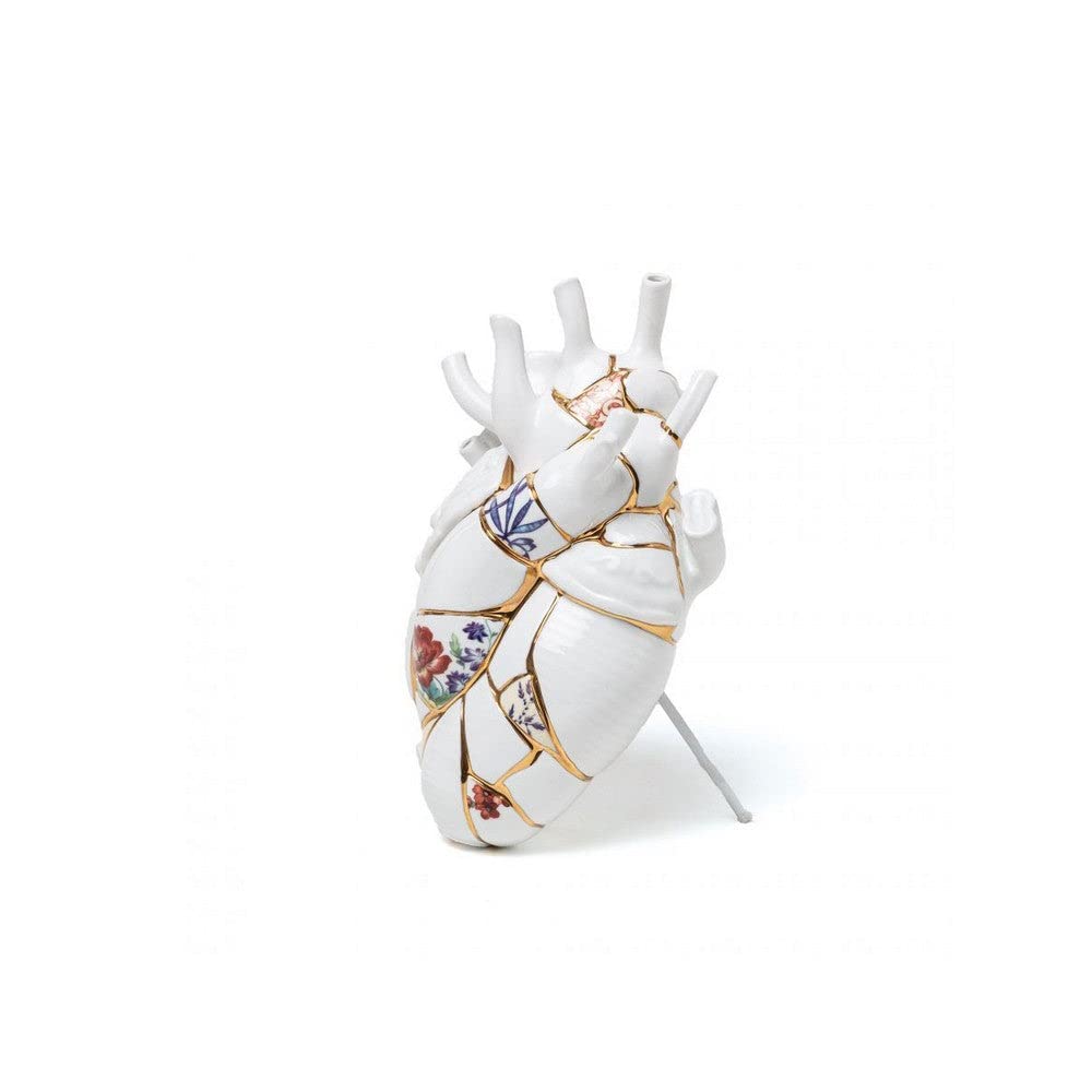 Seletti Love in Bloom Kintsugi Porcelain and Gold