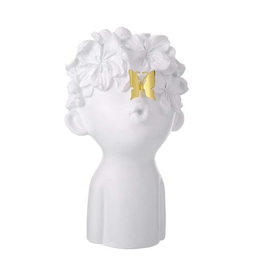 Notakia Home Decor Resin Sculpture White Figure Decoration Gift (One Large White)