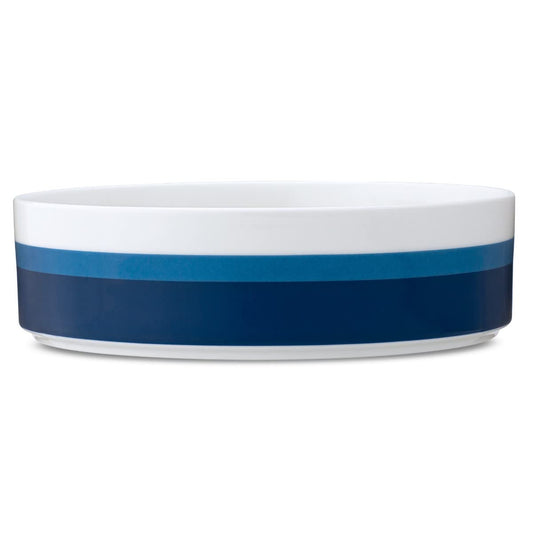 Noritake ColorStax Stripe Blue Serving Bowl, 10", 67 oz.
