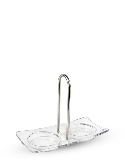 Peugeot Linea Salt and Pepper Mill Tray, Acrylic, Transparent (25854)