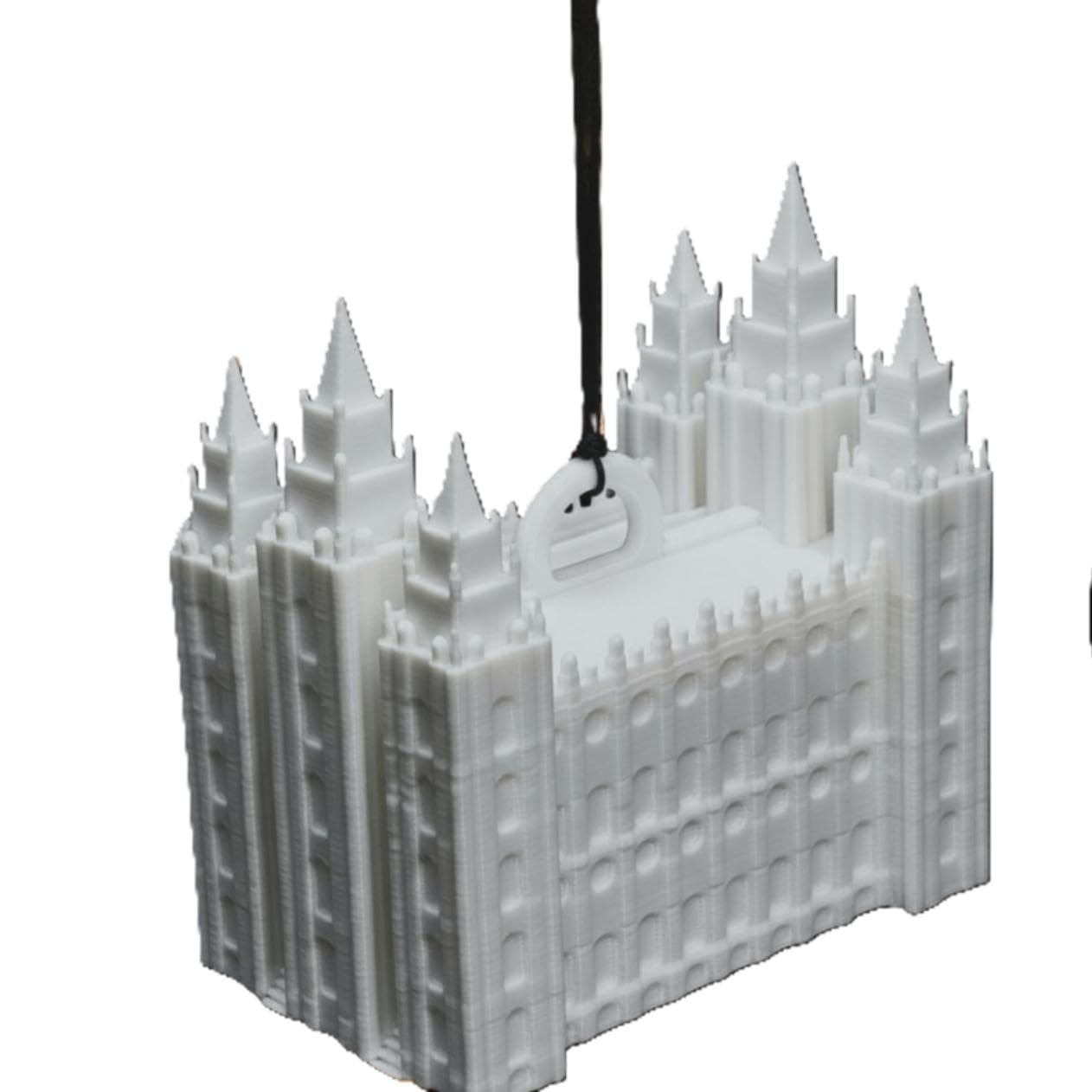 Salt Lake Temple Ornament – LDS Mormon Temple Christmas Decoration | Handcrafted Religious Keepsake for Tree or Home Display