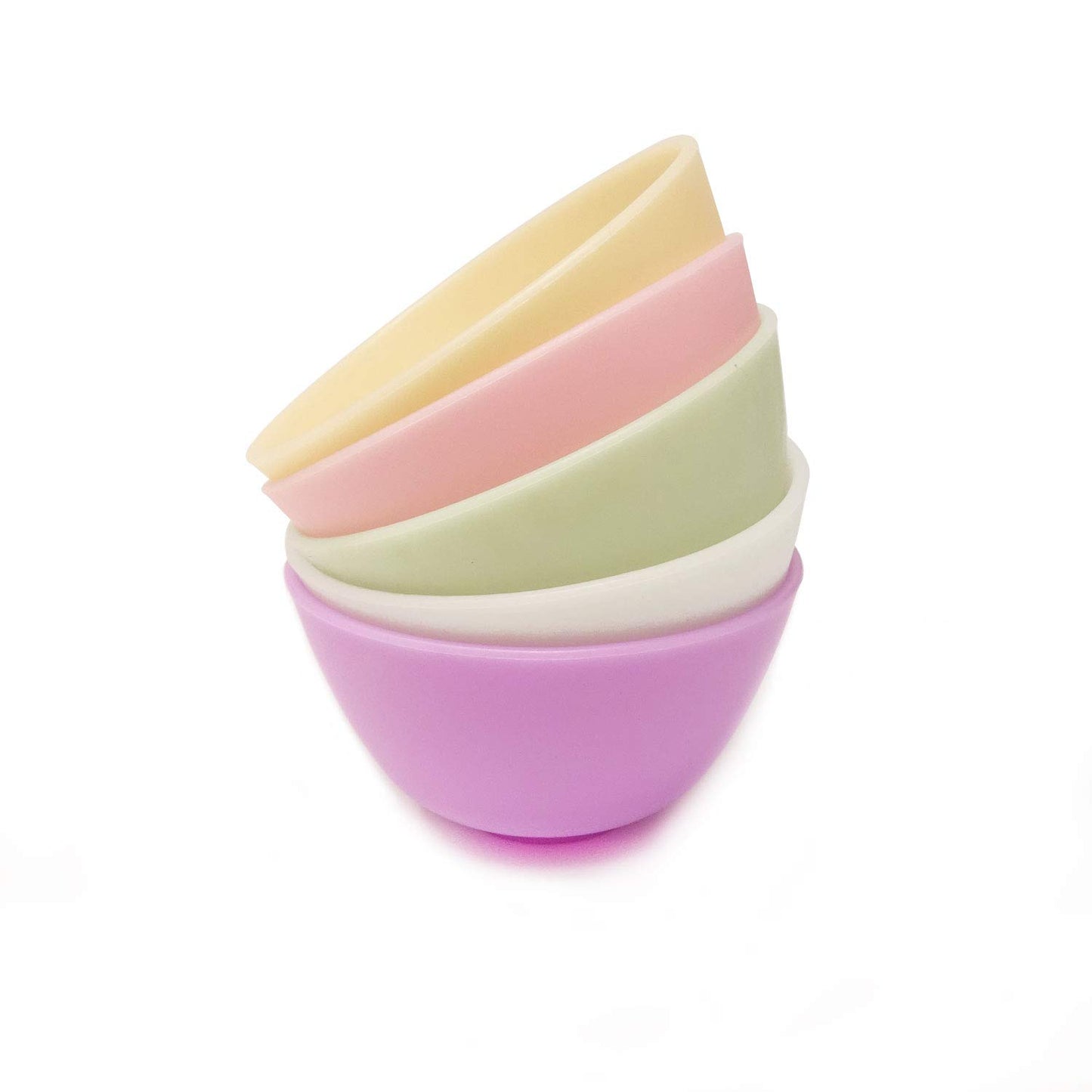 Honbay 5PCS Silicone Mixing Bowls Prep and Serve Bowls for Mixing Facial Mask or Holding Ingredient (8.55CM)