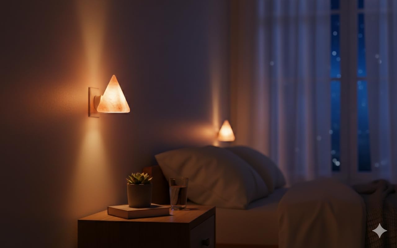 NatureBoost Himalayan Pink Salt Night Light Pyramid 1 Pack