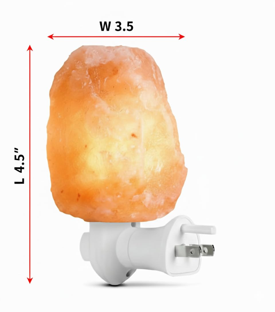 Himalayan Pink Salt Night Lights (Natural, 2)