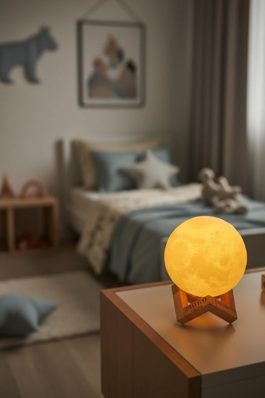 mono living 5.9 Inch Moon Lamp for Adults - 16 Color LED Light Up Moon Ball, Large Realistic 3D Night Light with Remote & Timer - Unique Thanksgiving & Gifts