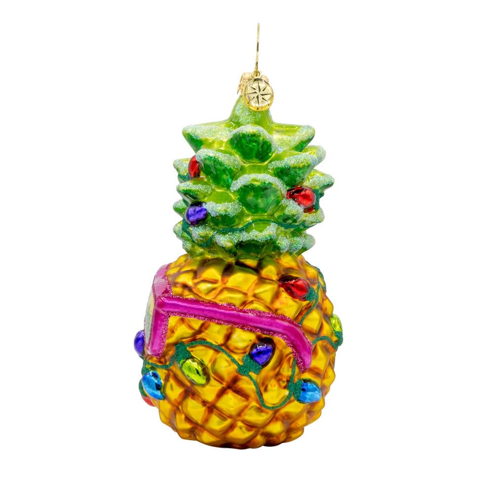 Christopher Radko Hand-Crafted European Glass Christmas Tree Decorative Ornament, Vitamin Sea