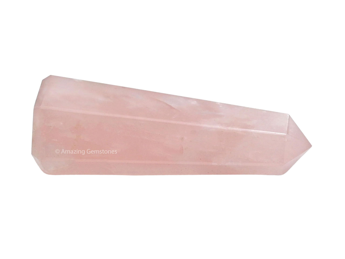 Amazing Gemstone Rose Quartz Crystal Towers - Natural Healing Crystal Point Obelisk for Reiki Healing and Crystal Grid (2" to 3" INCH)