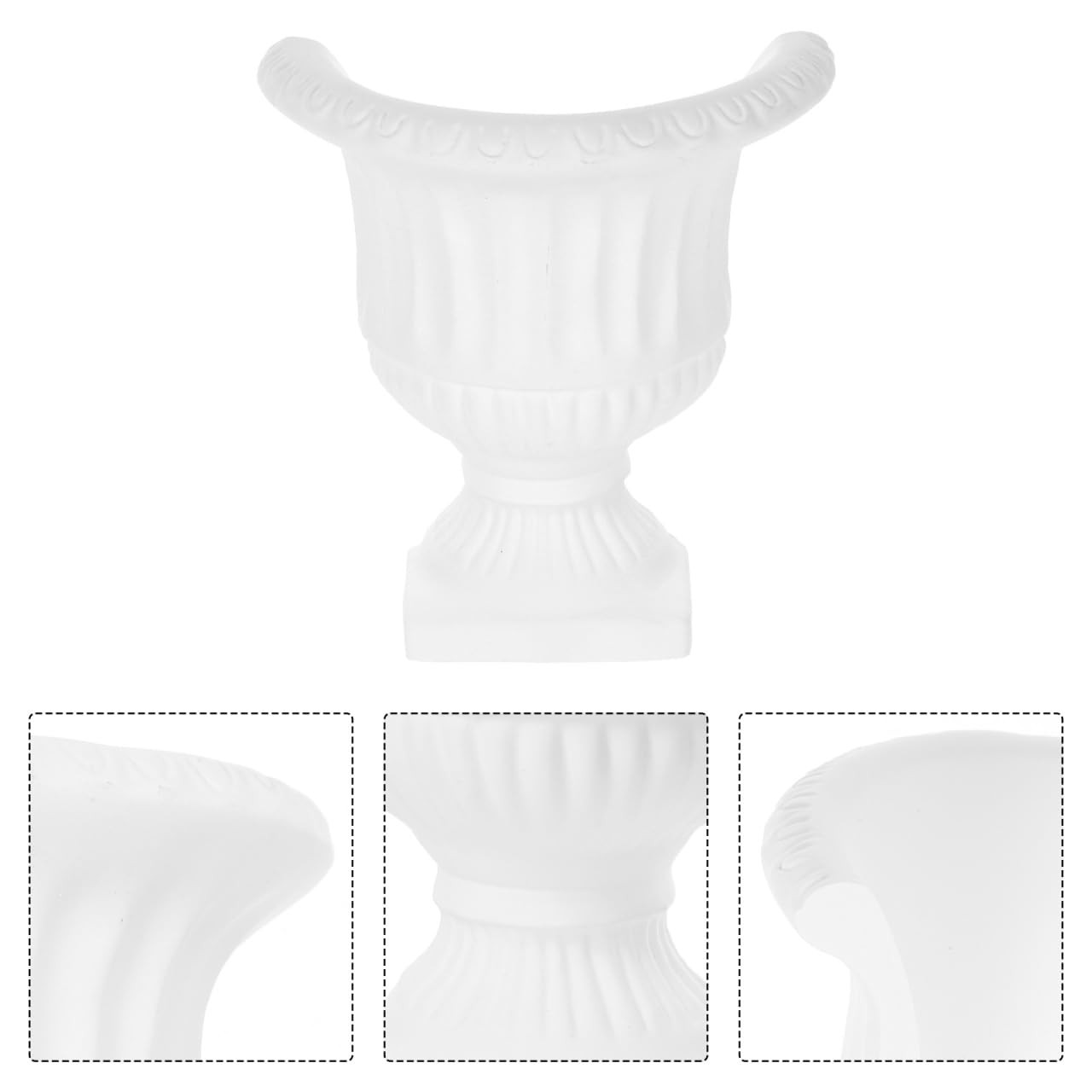 Zerodeko Hanging Flower Pot Wall-Mounted Floral Vase Gypsum Flower Vase for Wall Decor Home Living Room Kitchen Farmhouse