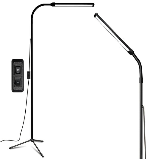 Led Floor Lamp for eyelash extensions Standing light Floor Lamps for Office Standing Lamp Brightness eyelash lamp tattoo Light Eye Caring Reading lamp for Bedroom makeup light lash light extension